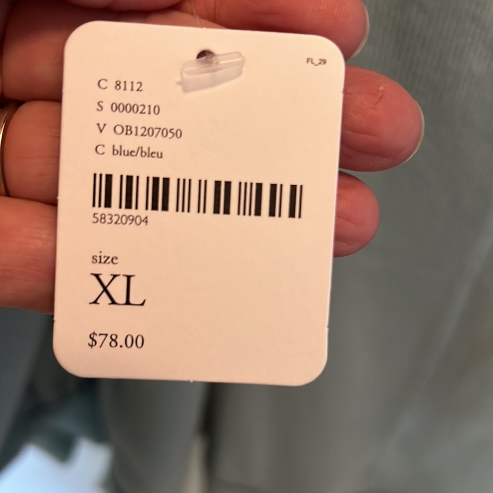 Blue Free People Winnie Baby blue sweater peek a boo style tunic NWT - Picture 5 of 9